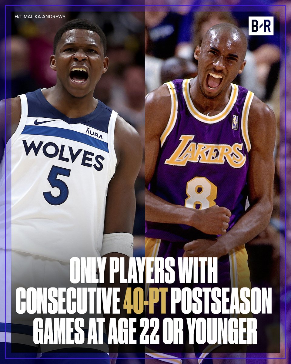 Ant in the record books alongside Kobe 🔥👏 (h/t: @malika_andrews)