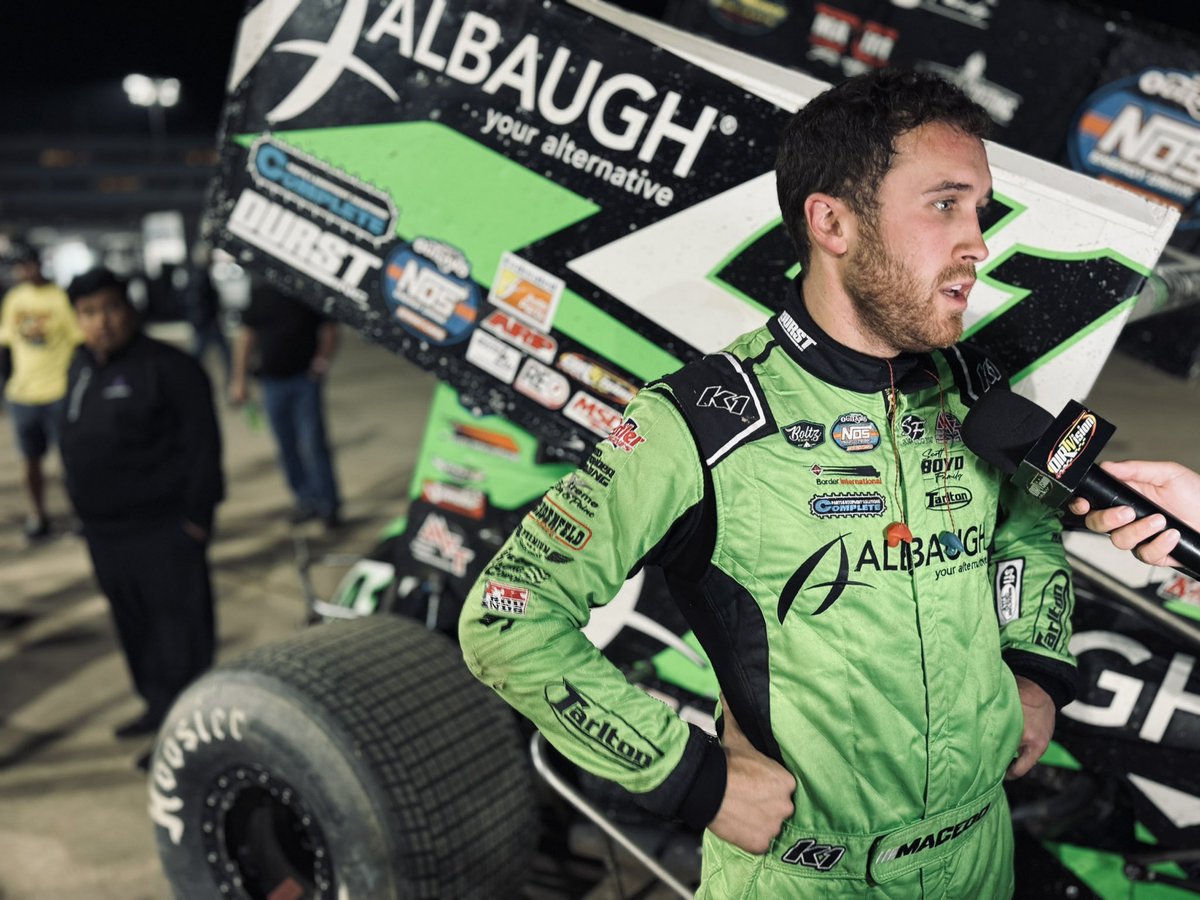 .@Carson_Macedo brings the @JJR41Updates machine home P3 tonight at @EldoraSpeedway. That’s six World of Outlaws @NosEnergyDrink Sprint Car podiums for Macedo in 2024!