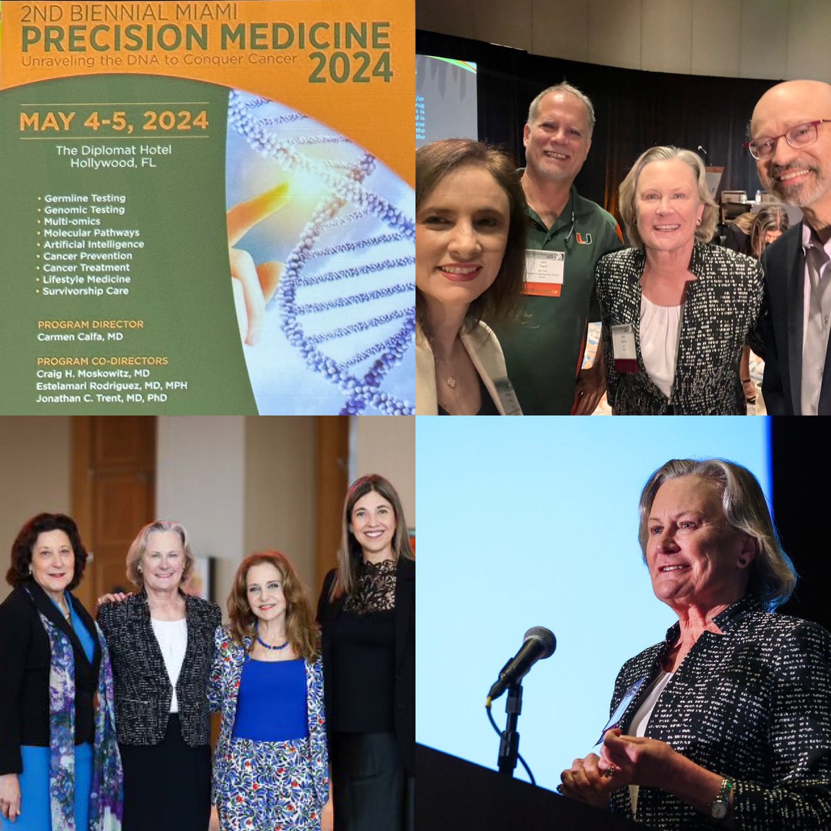 Fantastic @UMiamiHealth @SylvesterCancer Precision Oncology conference this weekend organized by @CarmenCalfa! Great to catch up with so many friends and colleagues @FeliciaKnaul @hoperugo @DrDebuTripathy @JTrentMDPhD @atperez_md