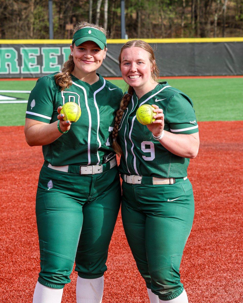 Kelly and MB both went yard on Senior Day 🥹 What a storybook day in Hanover!