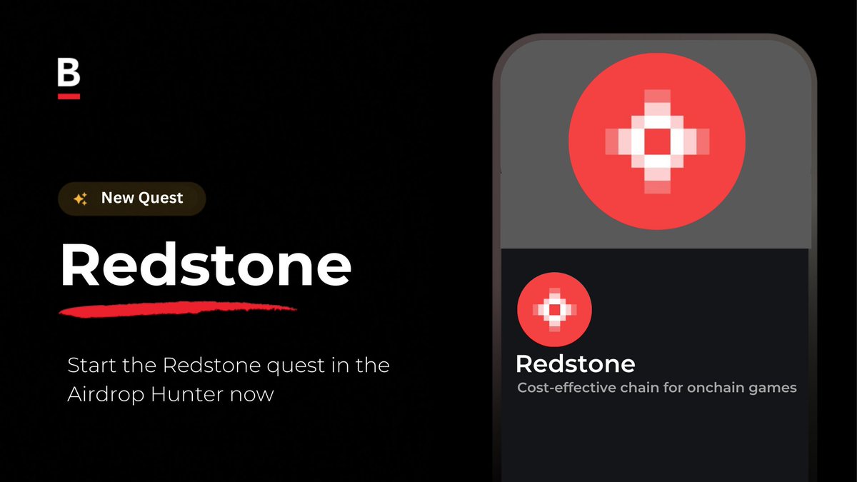 📢 New Airdrop Opp - @redstonexyz Looking for your onchain gaming fix? Redstone just launched their gaming-optimized L2! Start your hunt (and read below to see why we're watching) 👇 bankless.cc/HuntRedstone