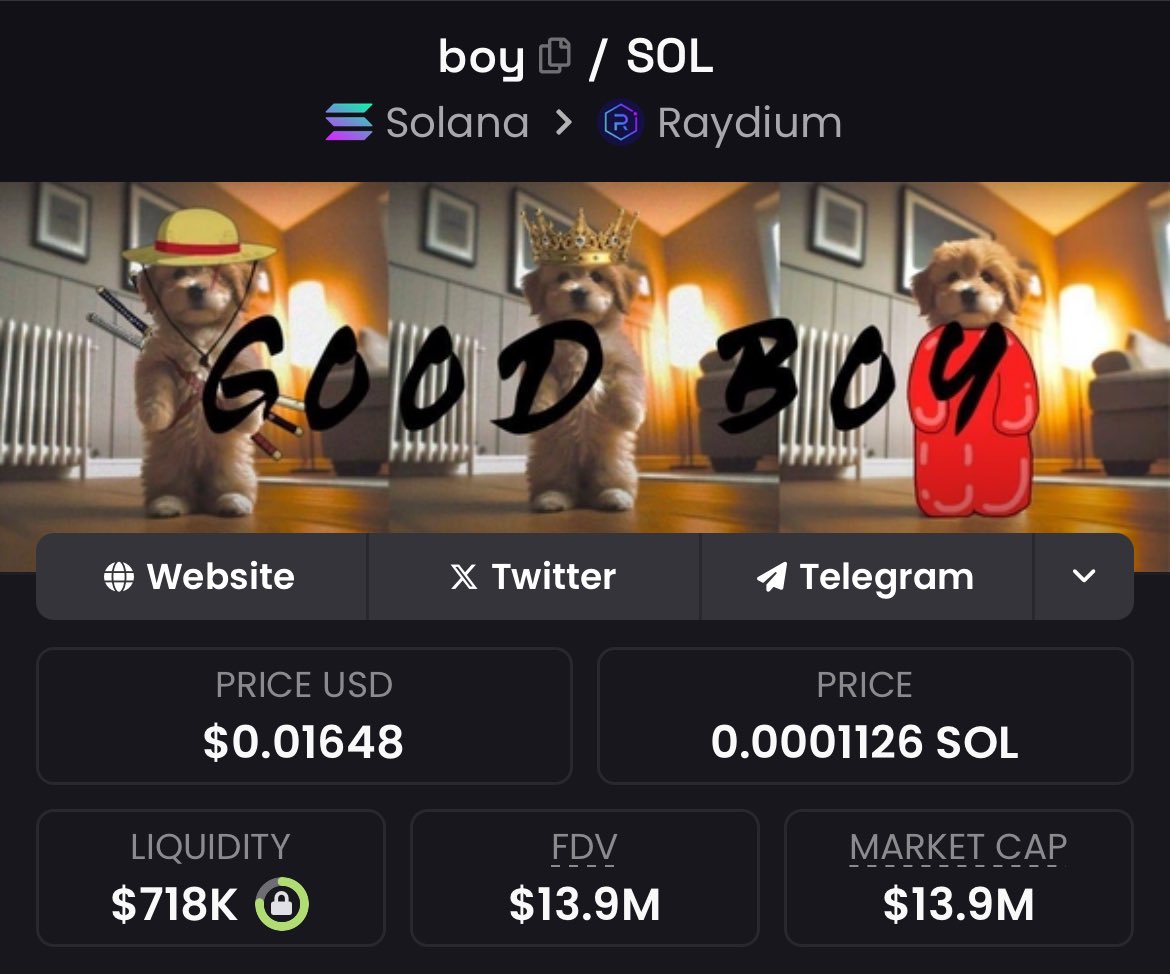 KryptoMundo's tweet image. Way over 100x on $boy now 

Gud coin