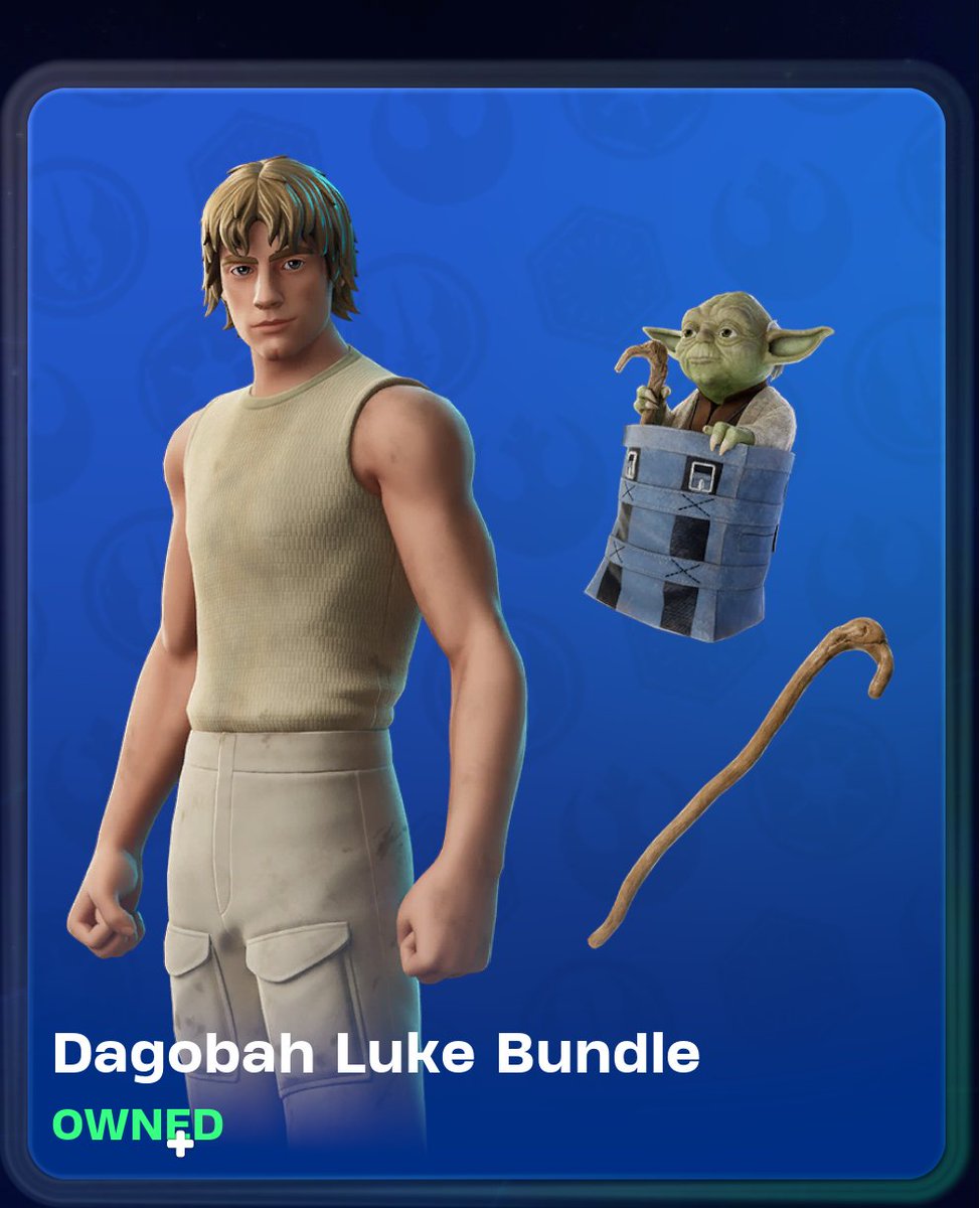 1x Dagobah Luke Bundle Giveaway‼️ - Follow me & @Code_go1den ✅ -Like this Post ❤️ -Repost this post 🔁 -Tag a friend 👯 (Giveaway will end in 24 hours) Good Luck Everyone!