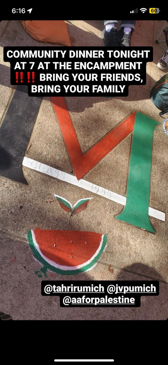 nanbat's tweet photo. @ChrisCPandolfo @brshaevsky @UMich @RubinReport @thestustustudio @FoxNews They even vandalized the beloved “M” on campus. And then cry that the zios or zionists are after them. Umich is out of control and our students, especially Jewish ones, are not safe. Regents and President Ono are complicit in the failure to remove violent disruptors from campus https://t.co/QcHei70Fhp