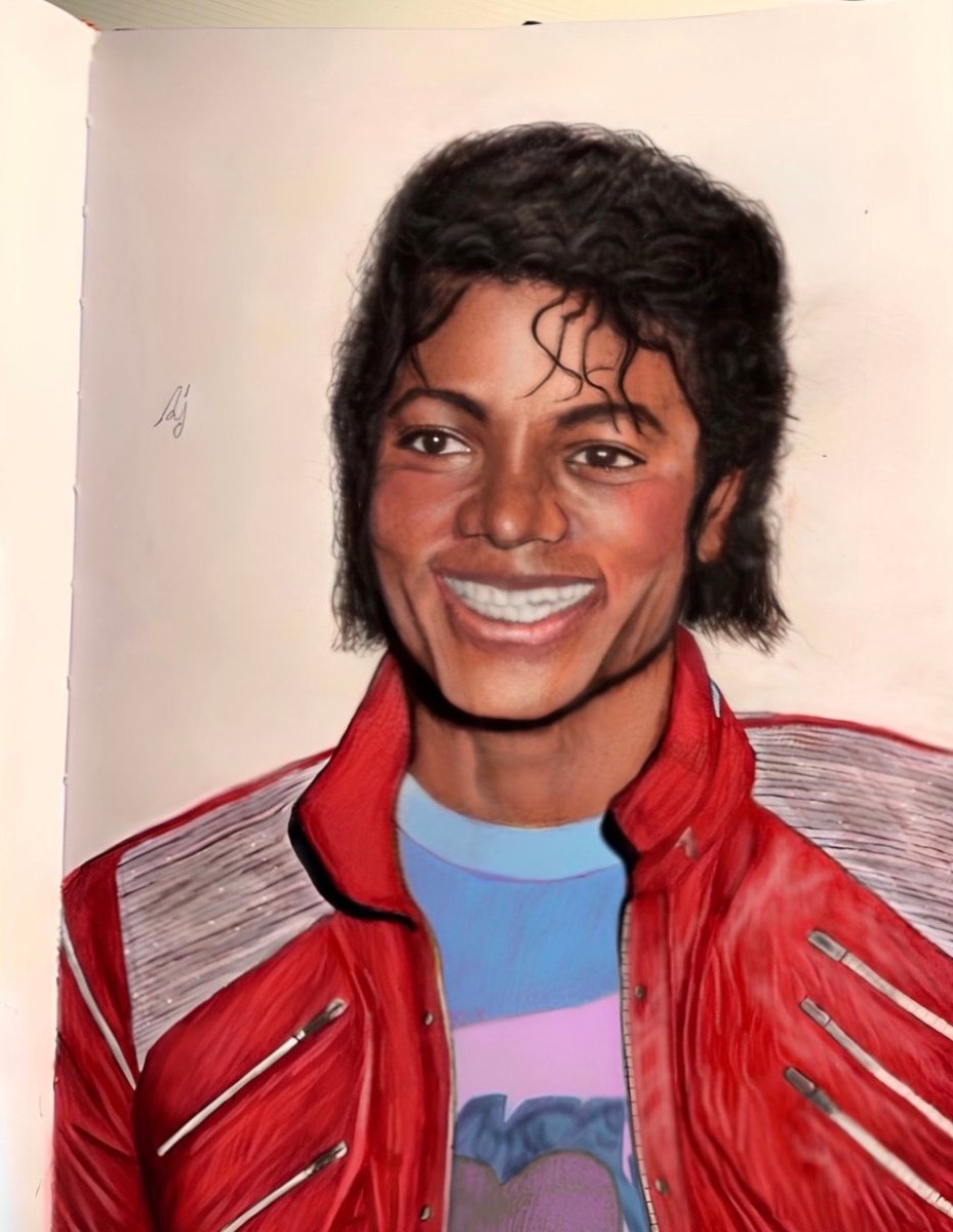 Alessandro Javier posted this colored sketch he made of Michael on the set of the short film for “Beat It.' You can share your fan art with the Michael Jackson community here: michaeljackson.com/community/fan-…

#MyMJFanArt