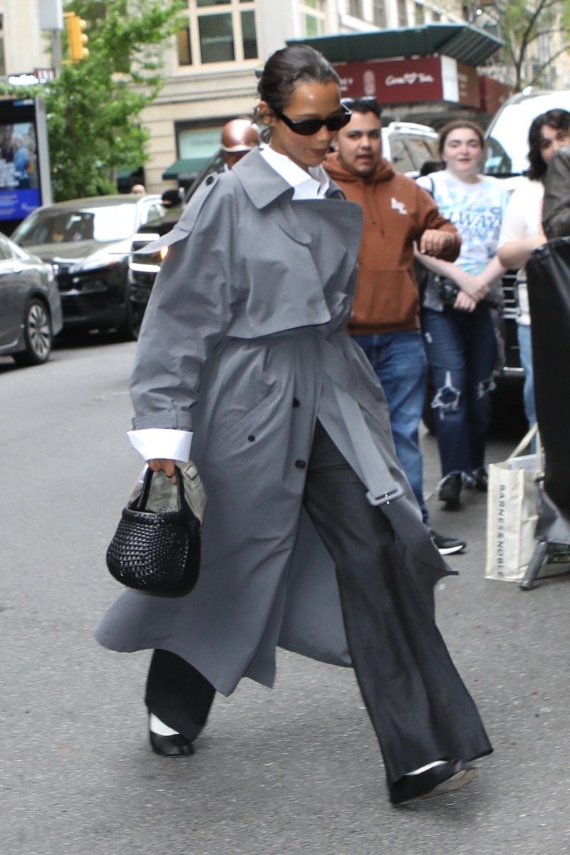 taylor russell in nyc at the carlyle, MOTHER IS MET GALA BOUND!!!!