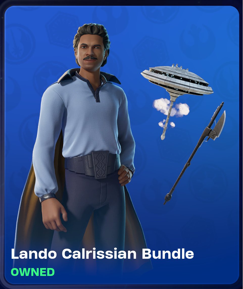 1x Lando Calrissian Bundle Giveaway‼️ - Follow me & @Code_go1den ✅ -Like this Post ❤️ -Repost this post 🔁 -Tag a friend 👯 (Giveaway will end in 24 hours) Good Luck Everyone!
