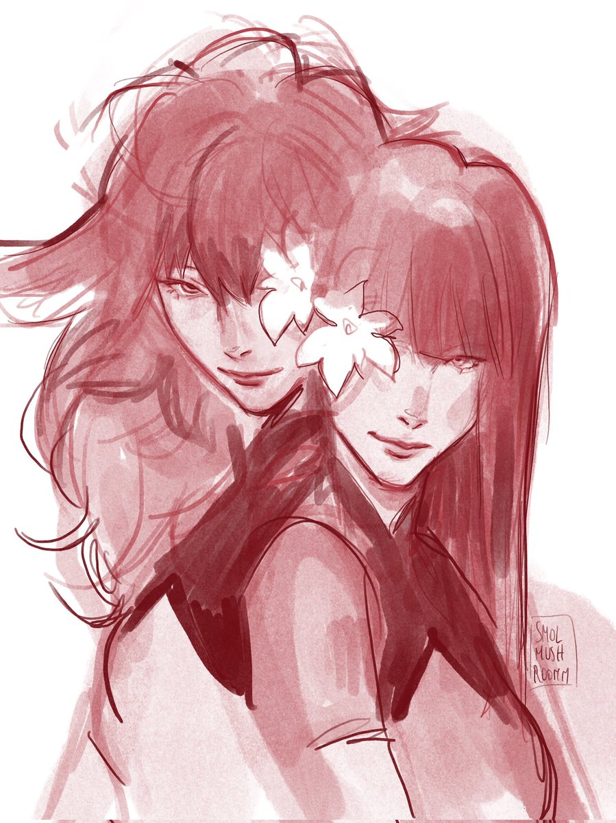 Don't know much of Nier and have to play it yet, I just wanted to draw Devola and Popola tbh.. 🙂‍↕️