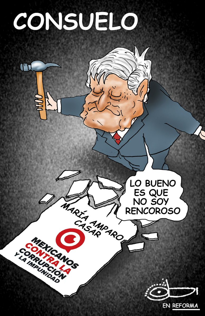 Consuelo... Cartón de @obititlan en @Reforma