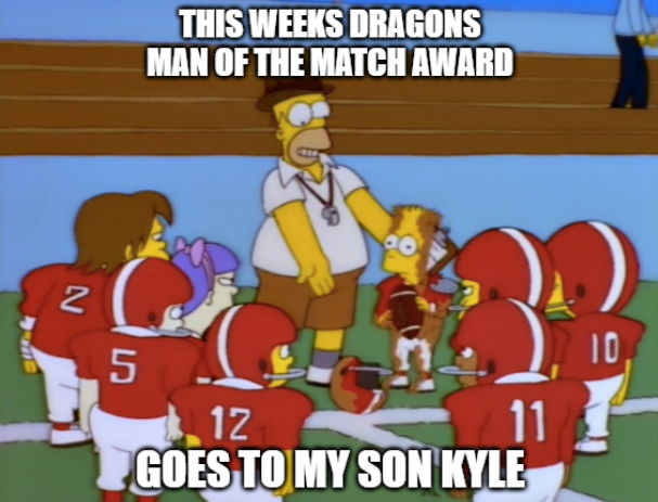 'Dragons players have been questioning how Kyle Flanagan won the club’s best player award against the Roosters on Anzac Day in an embarrassing 60-18 loss.'