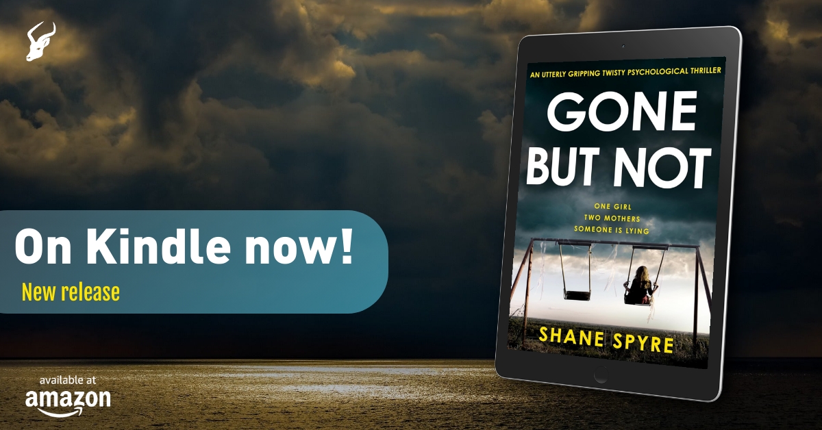 #Newrelease
GONE BUT NOT: An utterly gripping twisty psychological thriller by Shane Spyre

On Kindle now!
Amazon US: amazon.com/dp/B0CTHQ6FGL
Amazon UK: amazon.co.uk/dp/B0CTHQ6FGL
FREE on #KindleUnlimited
@ShaneSpyre #PsychologicalThriller #thrillerbooks #Sisters #family #kidnapping