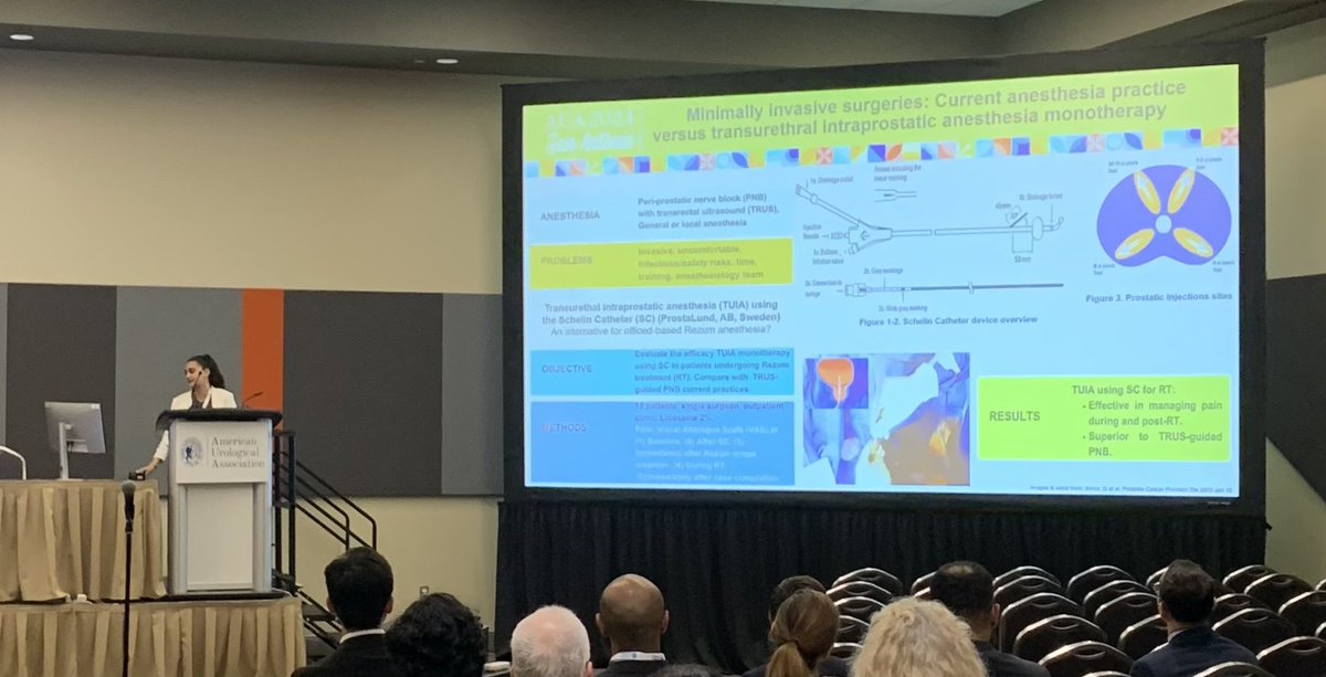 Proud of @aalyahamouda and our research team with validation of TUIA #Prostalund #Schelin catheter to improve #BPH #rezum Anasthesia. Great for office based MIST procedures. Game changer ! #AUA2024