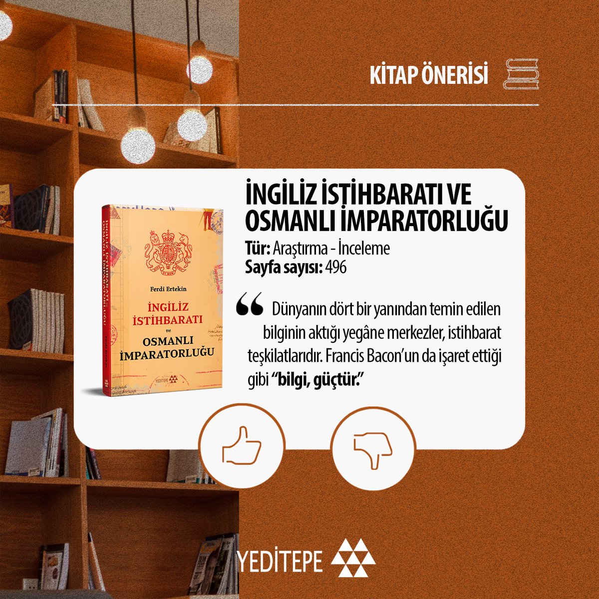 GÜNÜN KİTAP ÖNERİSİ📖

 'İngiliz İstihbaratı ve Osmanlı İmparatorluğu'

#yeditepeyayınevi
#kitap
#ingiliz
#osmanlı
#tarih
#pazar