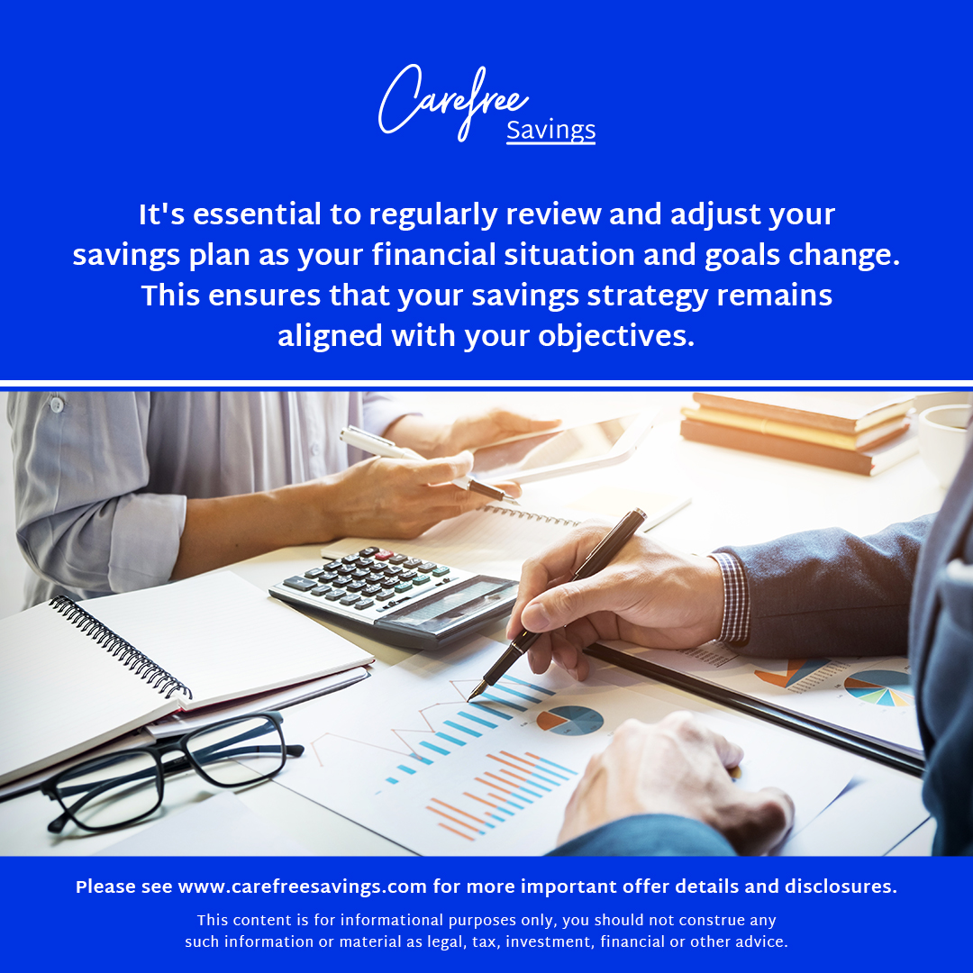 Stay flexible with your savings! Regular reviews and adjustments guarantee your financial plan evolves with you, maximizing your success.
 
#adaptandthrive #financialplanning #financialgoals #savingsstrategy #stayontrack #financialfreedom