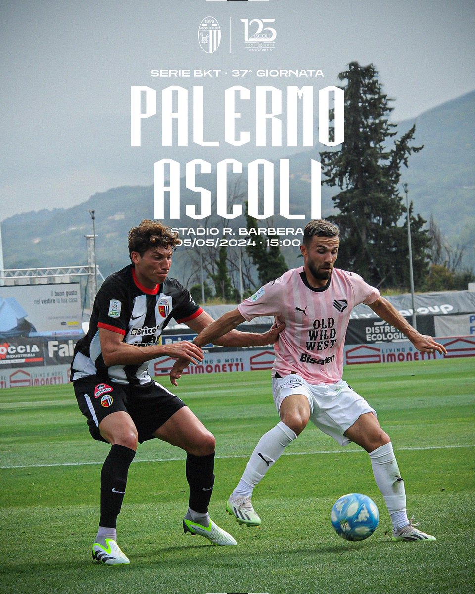 𝗠𝗔𝗧𝗖𝗛𝗗𝗔𝗬 • 𝙋𝘼𝙇𝙀𝙍𝙈𝙊 - 𝘼𝙎𝘾𝙊𝙇𝙄 𝑶𝒈𝒈𝒊 in campo: è il giorno di #PalermoAscoli! ⚔️🔥 🏆 Serie B | 37^ Giornata 🏟️ Stadio Renzo Barbera, Palermo 📆 domenica 5 maggio 2024 ⌚️ ore 15:00