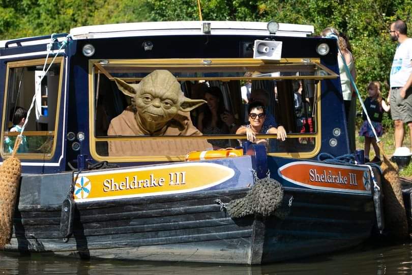 May The 4th Be With You - Happy Star Wars Day! Our trips appeal to everyone! #MayThe4thBeWithYou #4thMay #Charity #BoatHire #Yoda #StarWarsDay #StarWars