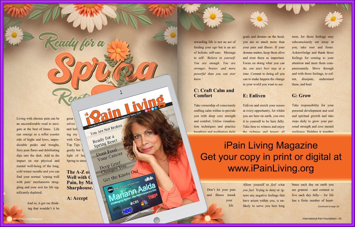 Mariann Aalda's article on ageism in iPain Living Magazine's latest edition is a powerful call to action. Read it now at ipainliving.org. #iPainLiving