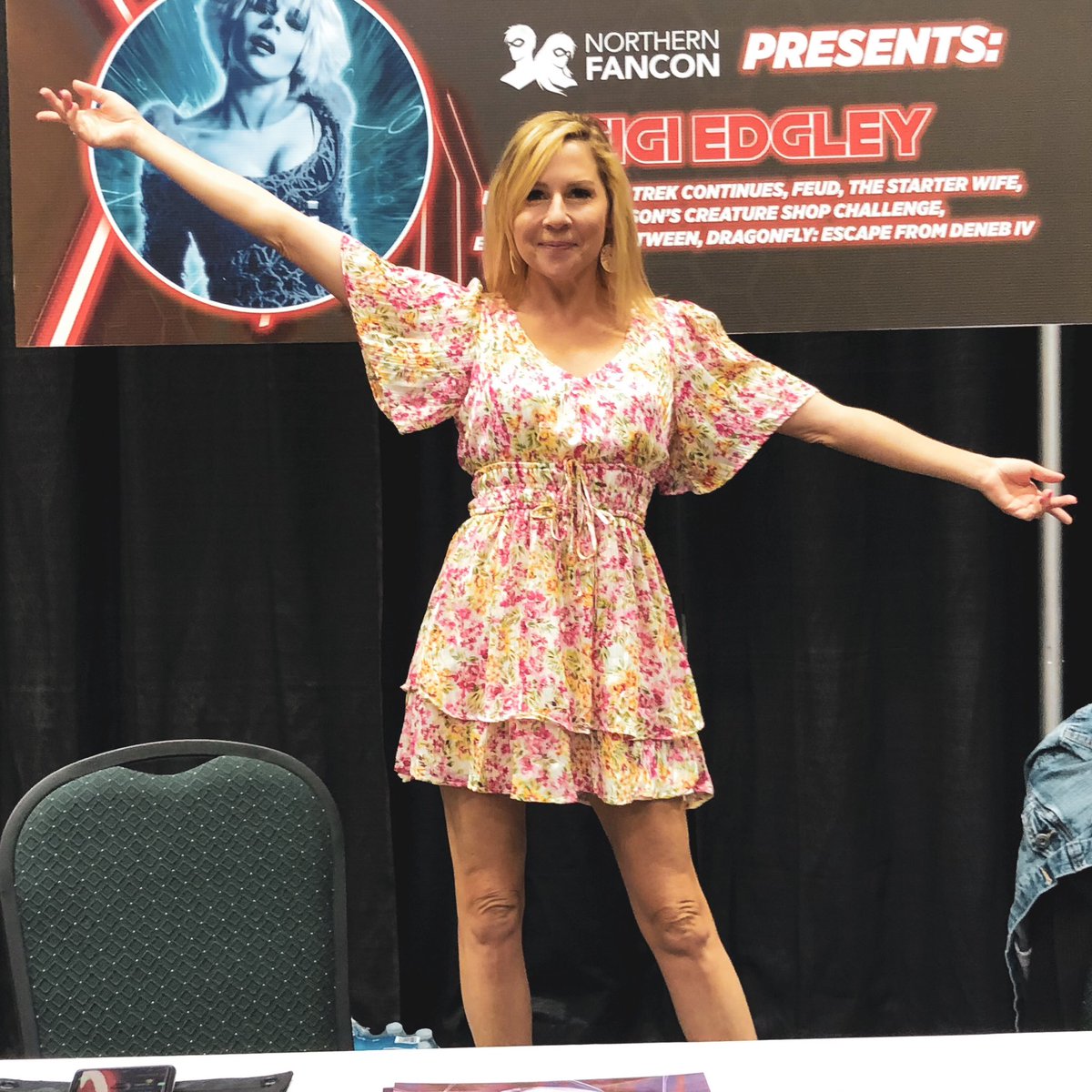 Northern FanCon loves Gigi Edgley! That’s it … that’s the post! 🖤 Come see her on the convention floor today and tomorrow! #NorthernFanCon #DecadeofFanCon #CityofPG #TakeOnPG