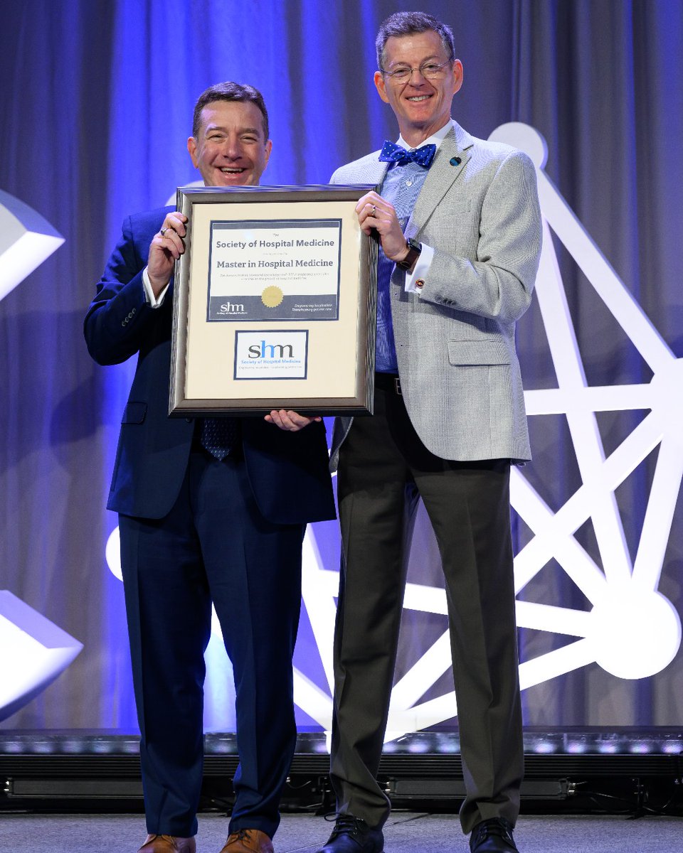 Join us in congratulating Dr. Leonard S. Feldman (@DocLennyF) on his recent Master in Hospital Medicine Award! 🏆 Thank you, Dr. Leonard S. Feldman, for your educational leadership and dedication to hospital medicine. 👏 🔗 bit.ly/3wbrkEP