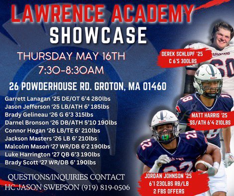 Coaches, two wks away form the LA on campus showcase! May 16th at 730am! Pls contact head coach Swepson (919) 819-0506 or DM coach @ToonMarlon if you have any questions!