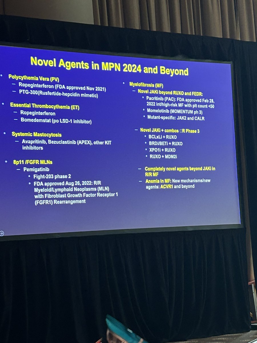 Stellar panel to finish the first annual #HemOnc Pulse #HOPLive24 meeting with @doctorpemm presenting on MPNs to be discussed by @mpdrc @sanamloghavi & Dr. Odenike. Cannot be more pleased with all the discussions and debates.