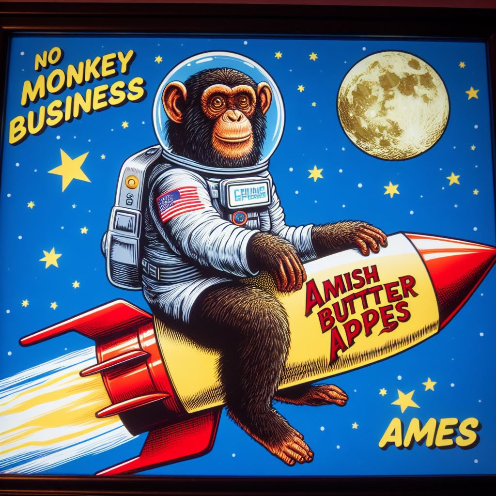 degenqueen11's tweet image. Set a reminder, like and share! 
@AmishApes Amish Butter Apes 🦍🧈 are spreading the love tonight with @RealCashper AMA!