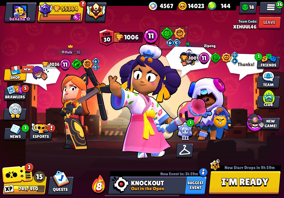 rank 30 mandy i hate playing this brawler so much i am not a tough cookie @Zipeng_