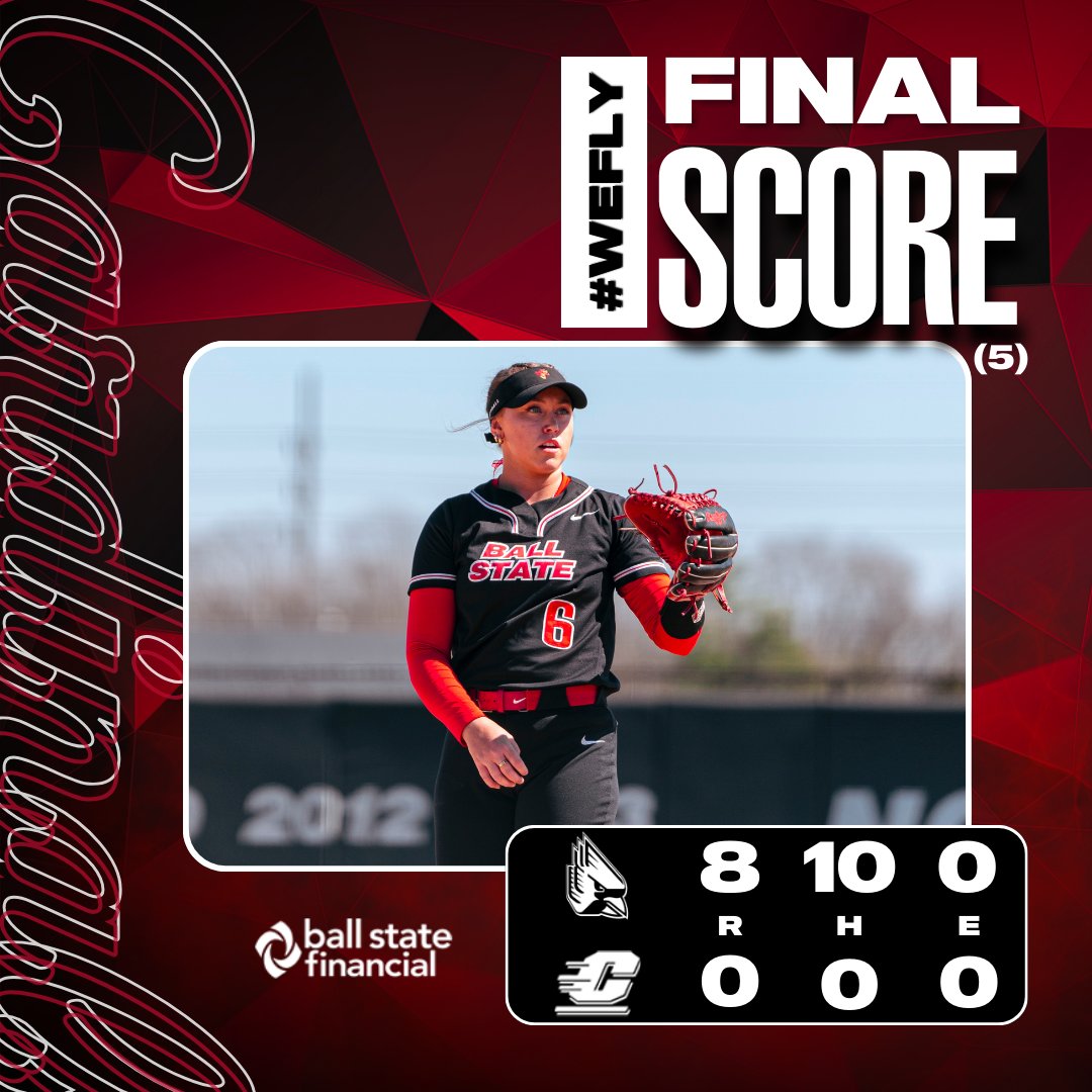 PERFECTION!!! Francys King throws just the 2nd recorded PERFECT GAME in program history as we close the day with an 8-0 (5) #VICTORY #ChirpChirp x #WeFly x #MACtion x #NCAASoftball