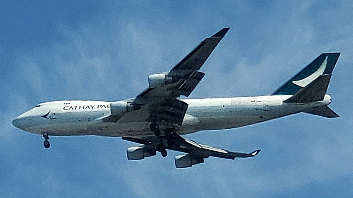 Cathay Pacific Cargo #B747 -467F(ER) #BLIA popping into CYYZ for a quick stop before continuing to KORD