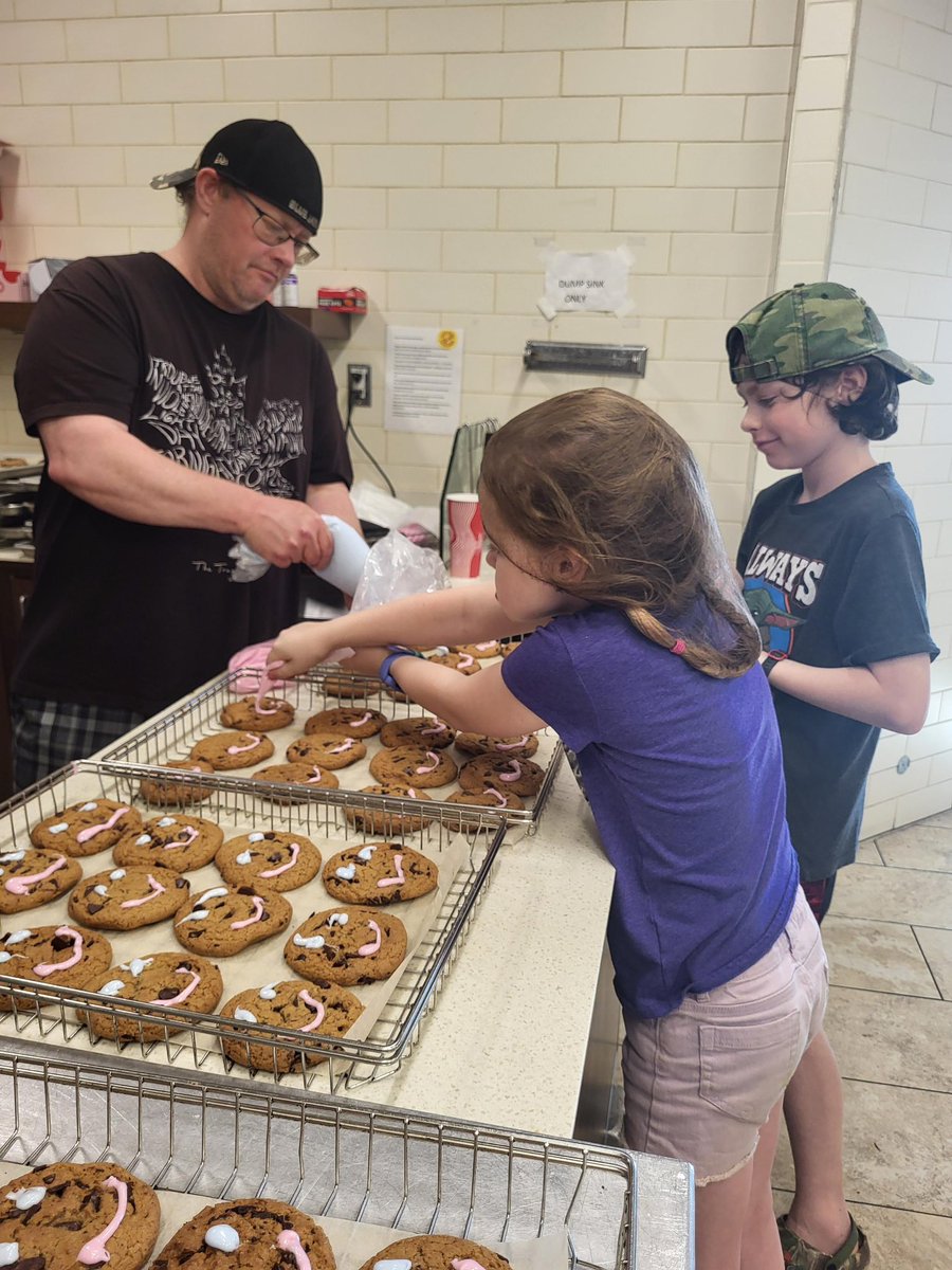 To our Custodian, Scott Parsons, who ALWAYS goes above and beyond to keep our school amazingly clean and safe (and he is a fantastic partner of mine during morning announcements). This shout out goes to Scott and his children, Aiden and Jolene for creating “smiles” in Cayuga!!!