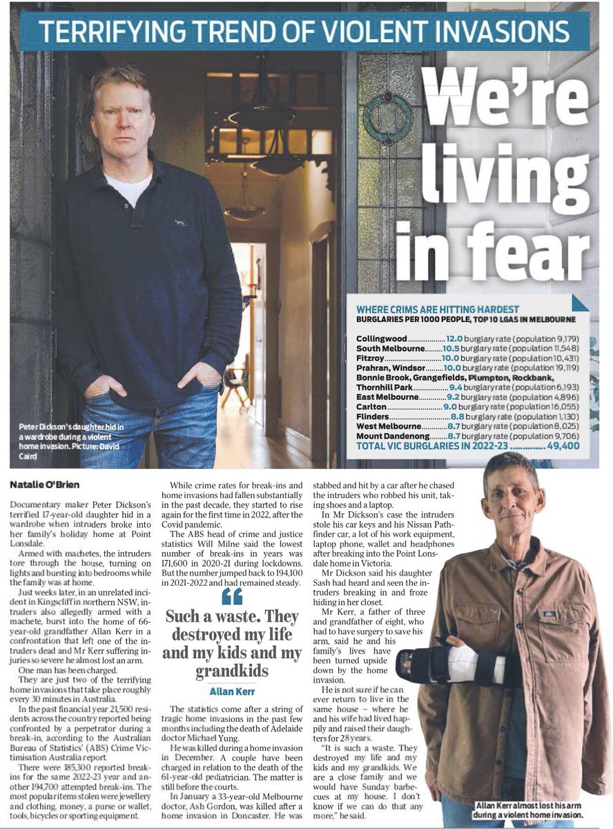 Weak Labor Governments And Weak Laws Empower Home Invaders In Victoria

#SpringSt #LaborTrash Govt

#Auspol