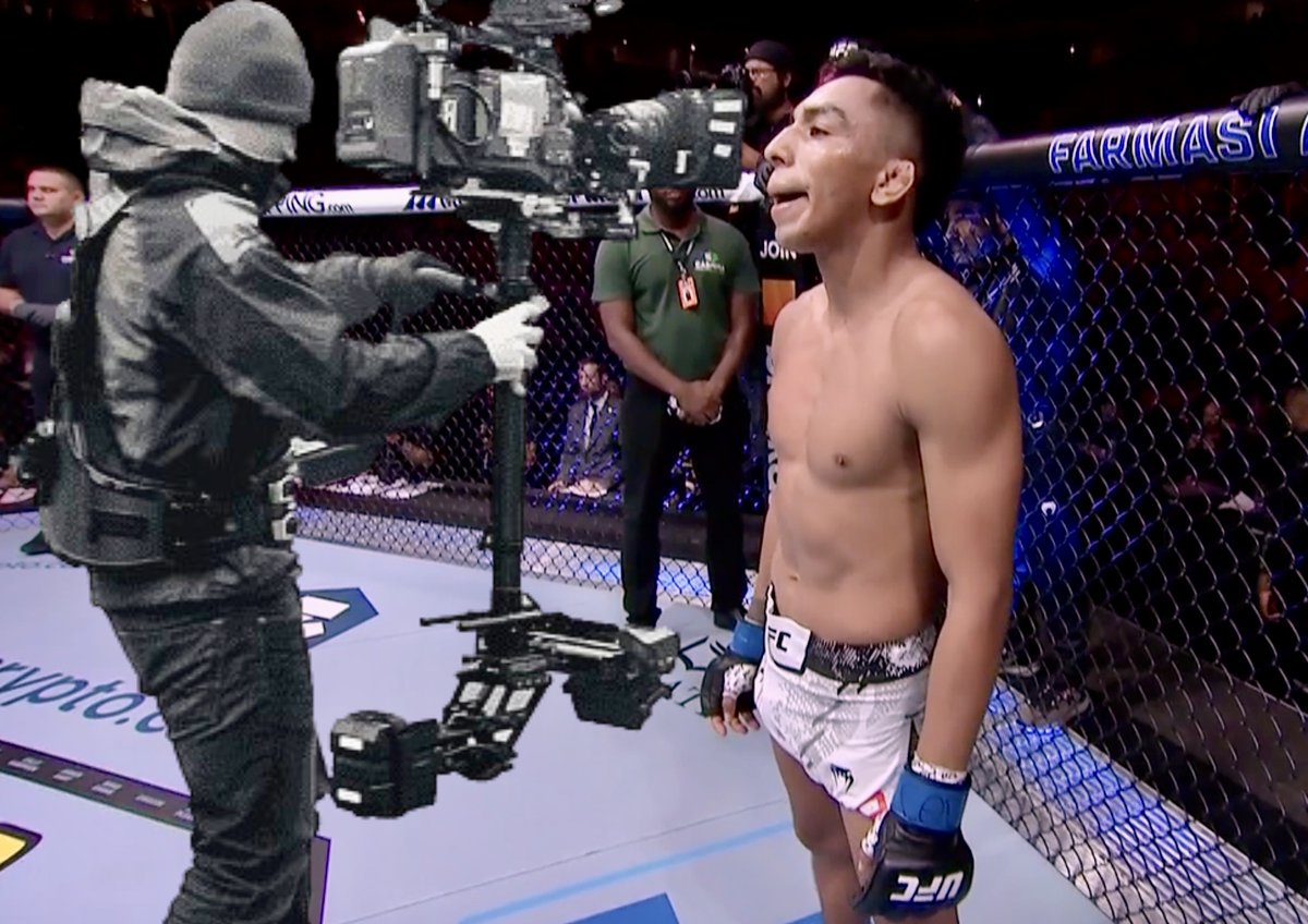 The cameramen need to chill #UFC301