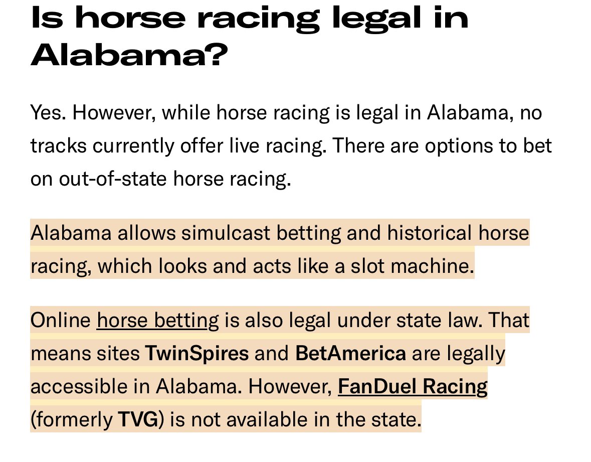 Oh no! Not legalized sports wagering that is properly taxed and regulated in Alabama! We'll all go to hell! Wait, what?