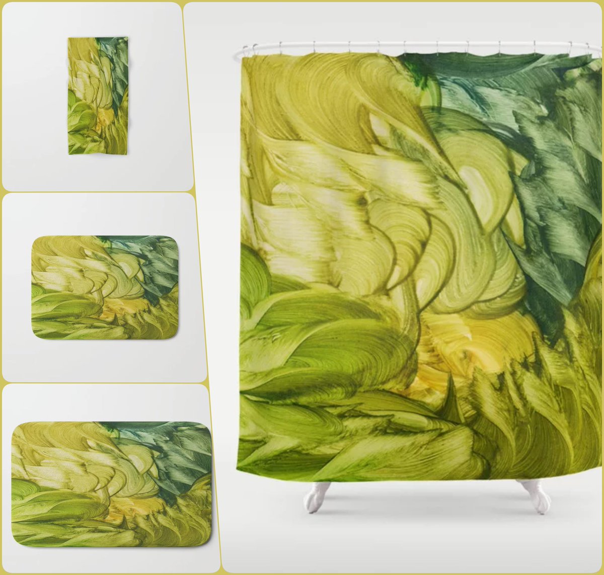 Maria Shower Curtain~by Art Falaxy~ ~Art that Elevates your Shower!~ #artfalaxy #shower #bath #towels #rugs #art #society6 #homedecor #Society6max #swirls #modern #trendy #accessories #accents #mats #gifts society6.com/product/mariam… COLLECTION: society6.com/art/mariamman?…