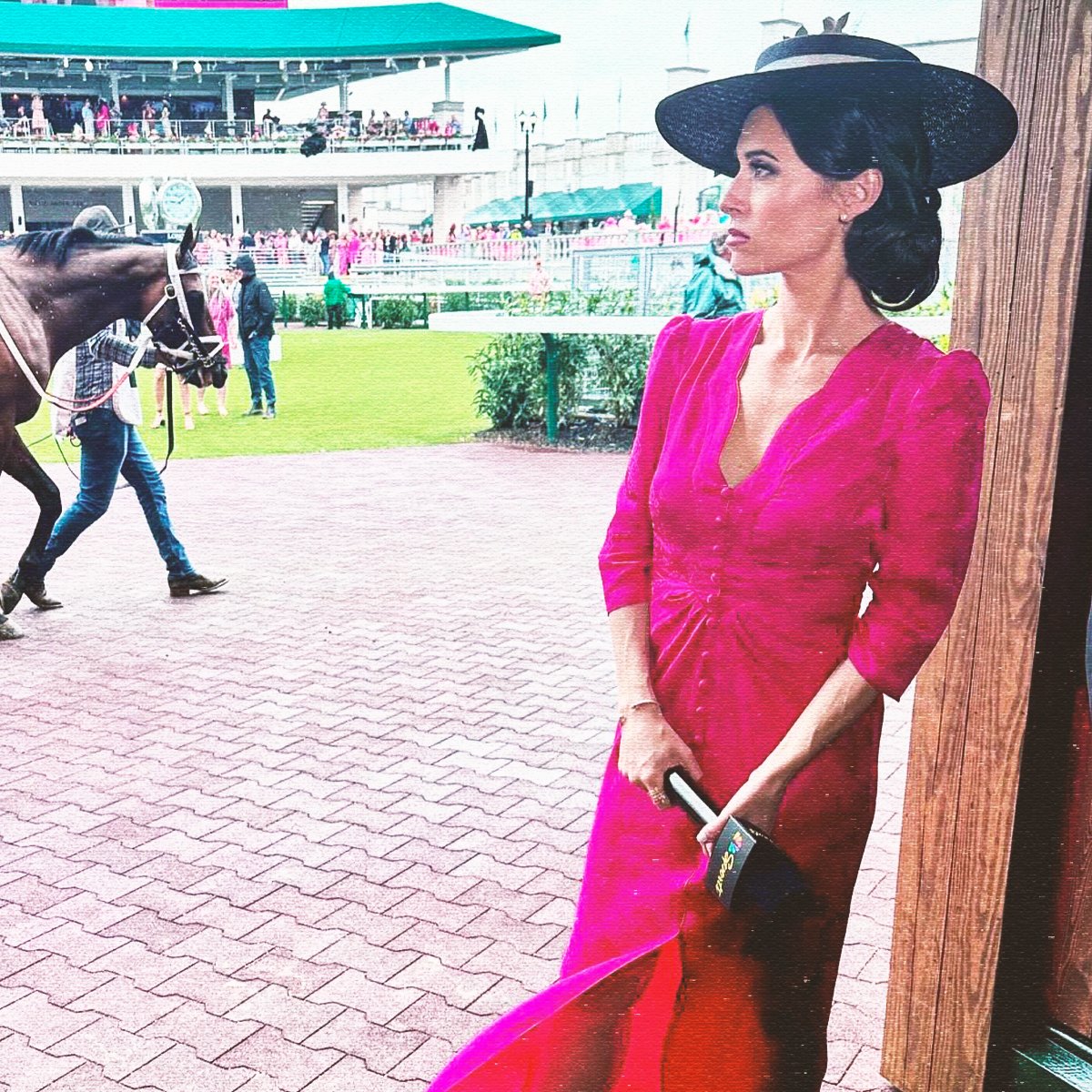 NBC Sports’ on-air hosts had some show-stopping outfits this weekend at Churchill Downs. #KyDerby🌹✨
