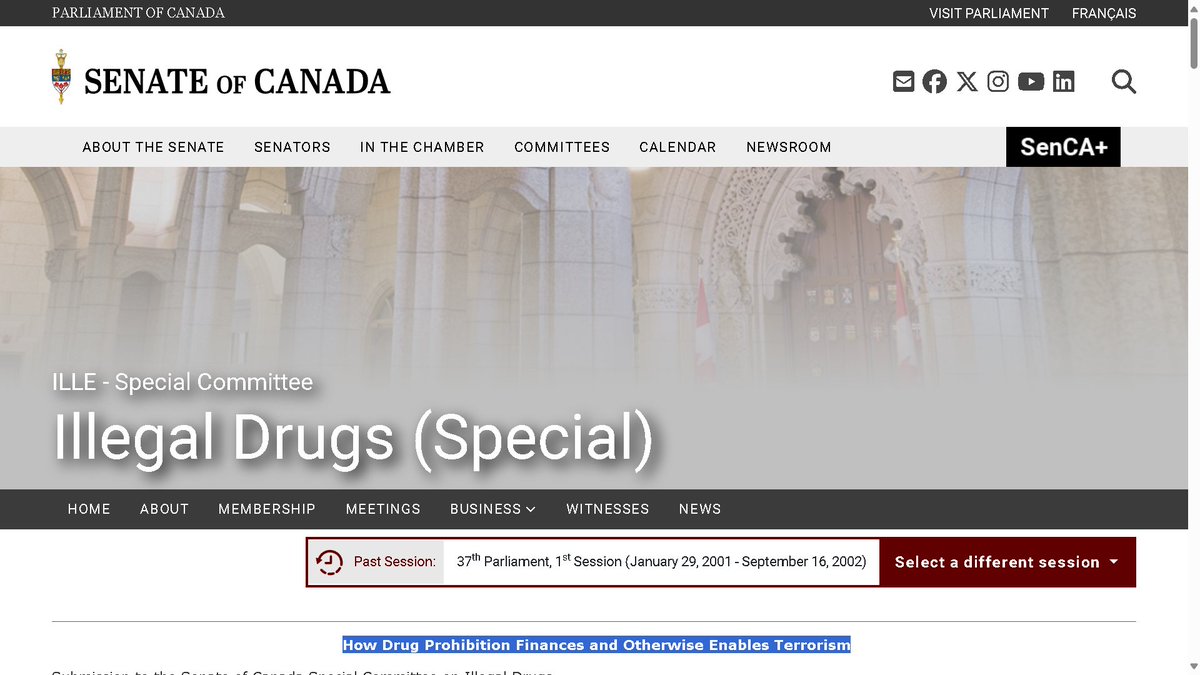 @kevin_sca1 @PeelPolice Could drug prohibition be financing and otherwise enabling terrorism? sencanada.ca/en/content/sen…