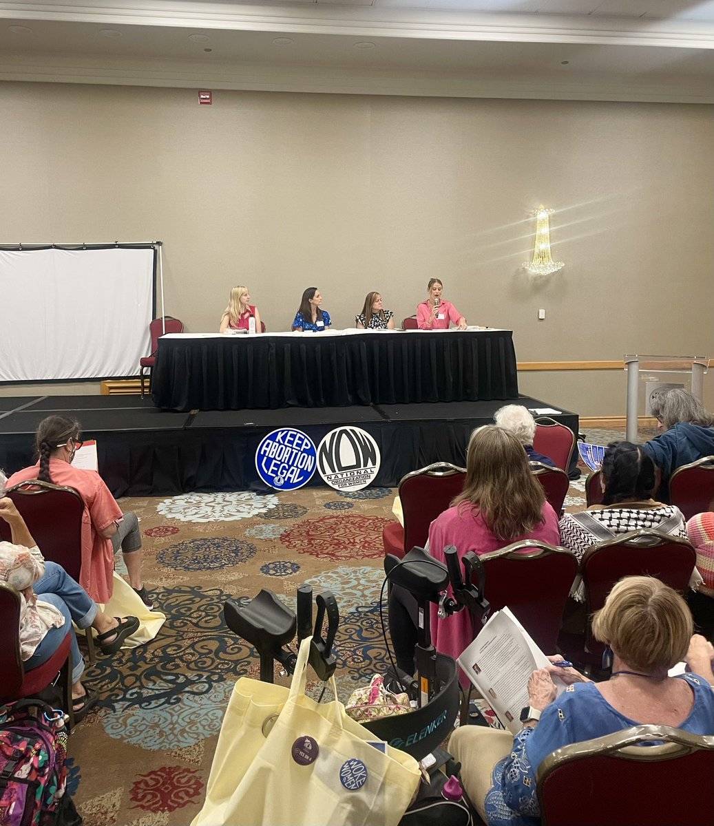 I had the absolute best time representing @MiVecinoFlorida at a @Florida_NOW conference panel about FL’s near total abortion ban & @yes4florida w/ incredible powerhouse women from @ProgressFlorida @FLRising & the Jane Network!!💕 When we organize, we win!!💪🏼