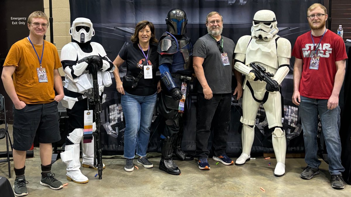 May the 4th be with you! #MemoryMaker Donated by: Huntsville Comic & Pop Culture Expo #USMC #Veteran Ronald writes I had a great time with the family. My sons were able to meet their favorite Star Wars/Halo voice actors. #TQ for the tickets. Looking forward to next year.