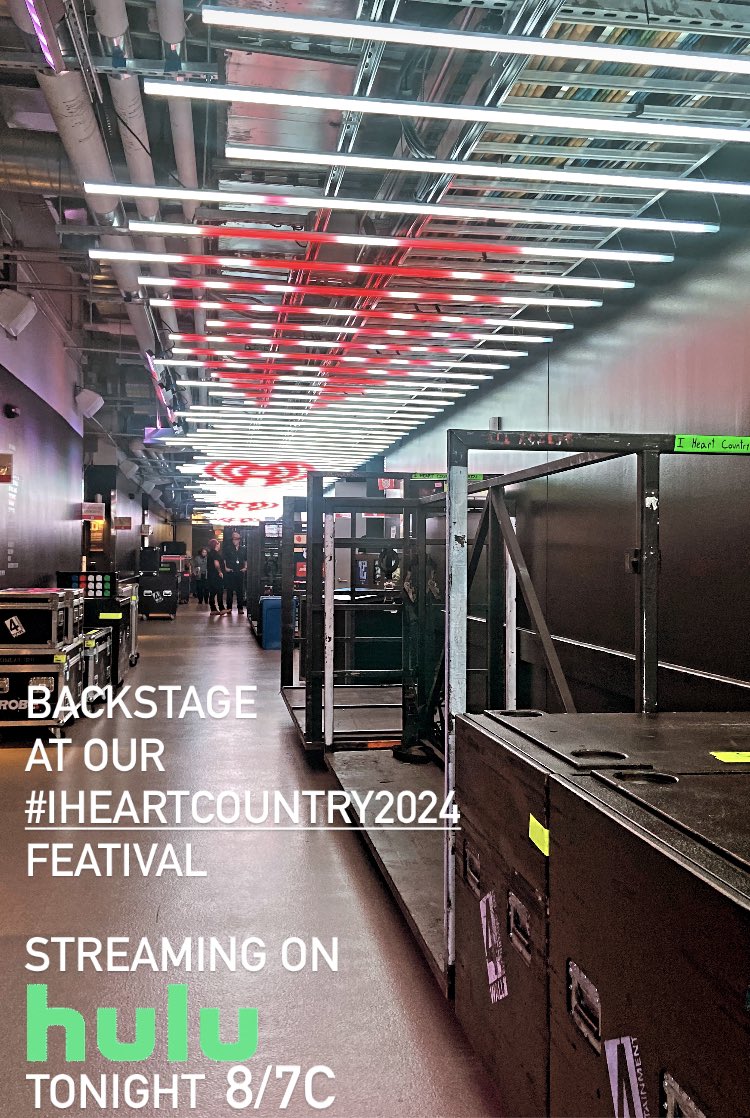 Tonight on <a href="/hulu/">Hulu</a> you can stream our <a href="/iHeartCountry/">iHeartCountry</a> festival at 8/7c #iHeartCountry2024