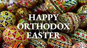 Happy Orthodox Easter, to all those who celebrate. May your day be filled with family, friends, good health, and peace.