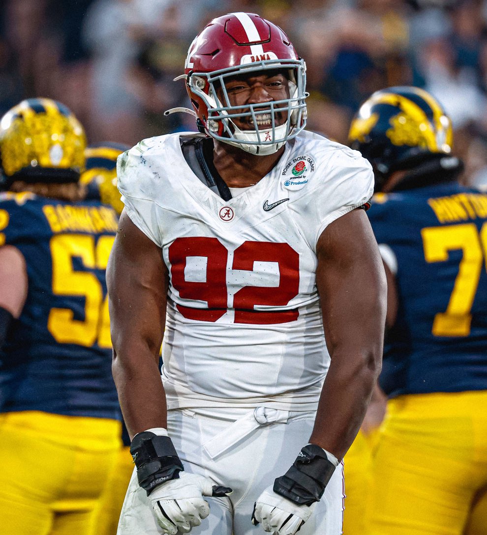 Justin Eboigbe 2023 season 63 tackles 11.5 tackles for loss 7 sacks Alabama allowed 3.4 yards per rush with him on the field and 4.5 yards per rush when off the field Versatile player only power five player in 2023 with 150 pass rushes as a defensive tackle and edge rusher