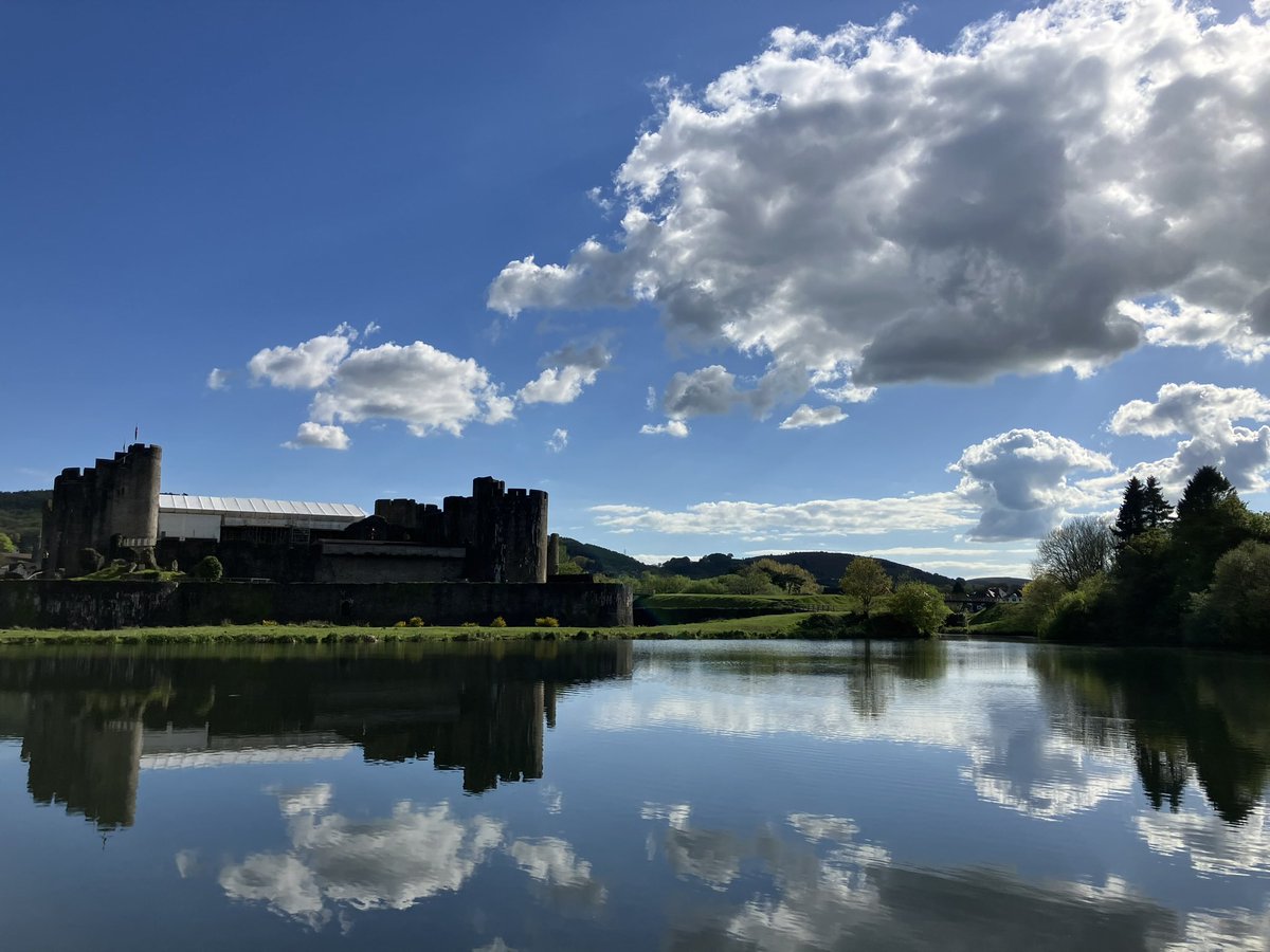 Caerphilly Castle really is splendid.