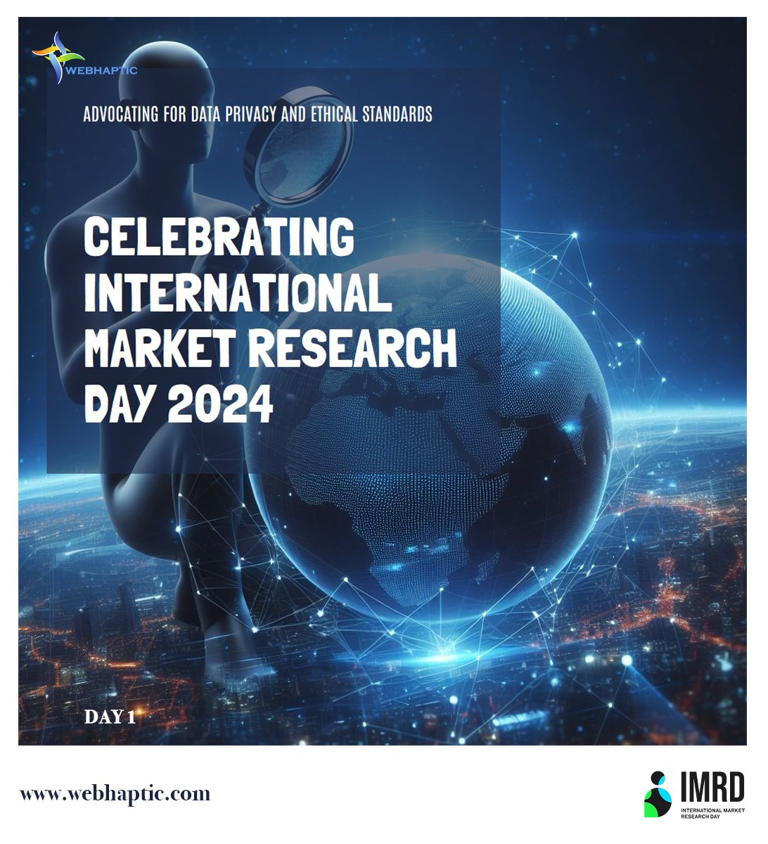 webhaptic's tweet image. Celebrating International Market Research Day 2024! Let&apos;s uphold data privacy, protection, and ethical standards worldwide. Together, we can ensure transparency, accountability, and trust in market research. Join the conversation! lnkd.in/deHFQ5c5 #DataPrivacy #IMRD24