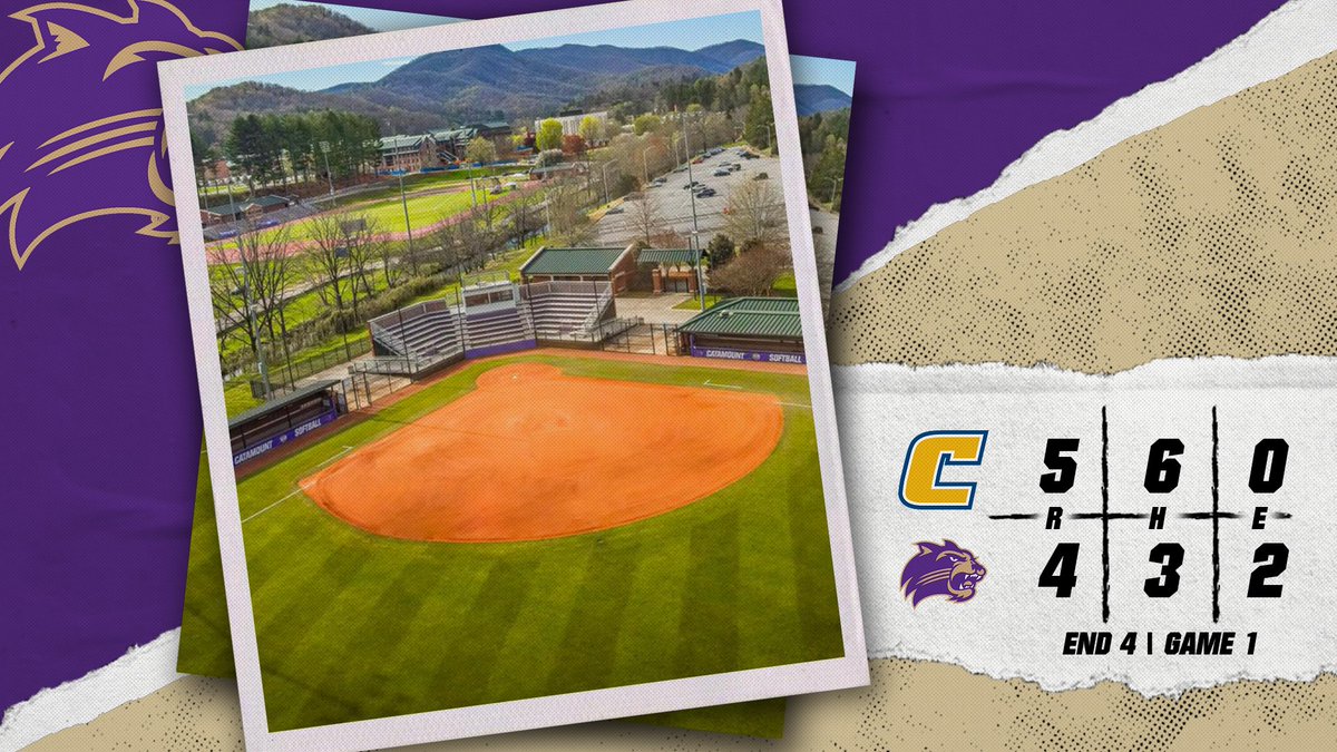 END 4th: Mocs 5, @Catamounts 4

We put together a three-run inning to cut into the Chattanooga lead after four frames.

#CatamountCountry | #WheeAreOne | #Team19