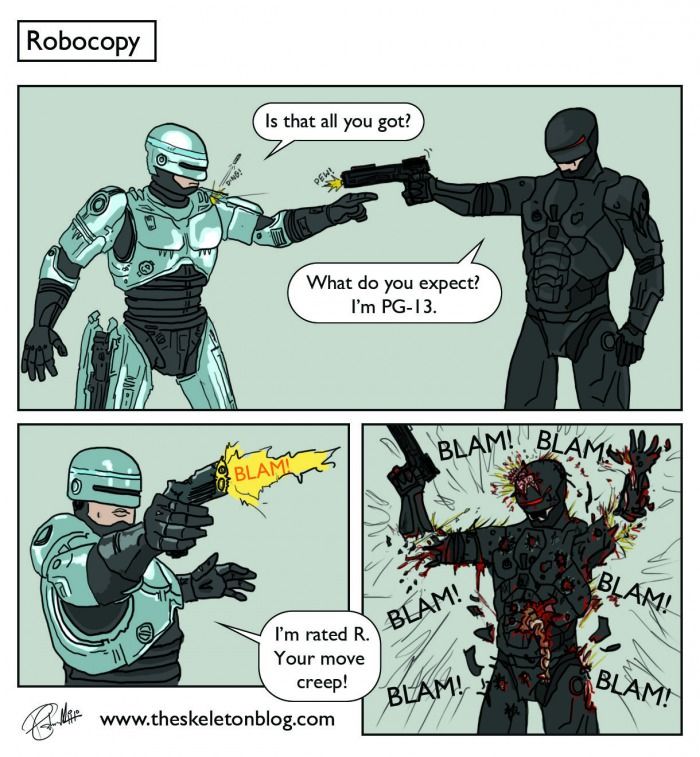 I am still THIS petty over the Robocop Remake. 
I will continue to do so. What of it?!