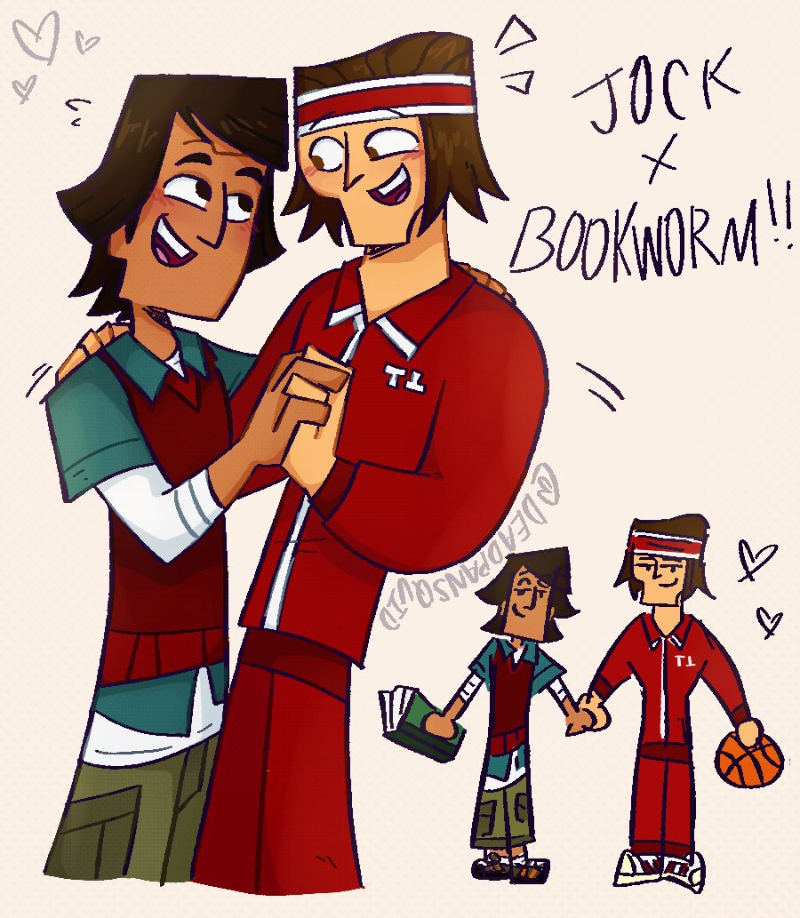 Tynoah!! 📚🏀 💕  Thx to recently seeing this ship I wanted to draw them #totaldrama #tdtwt