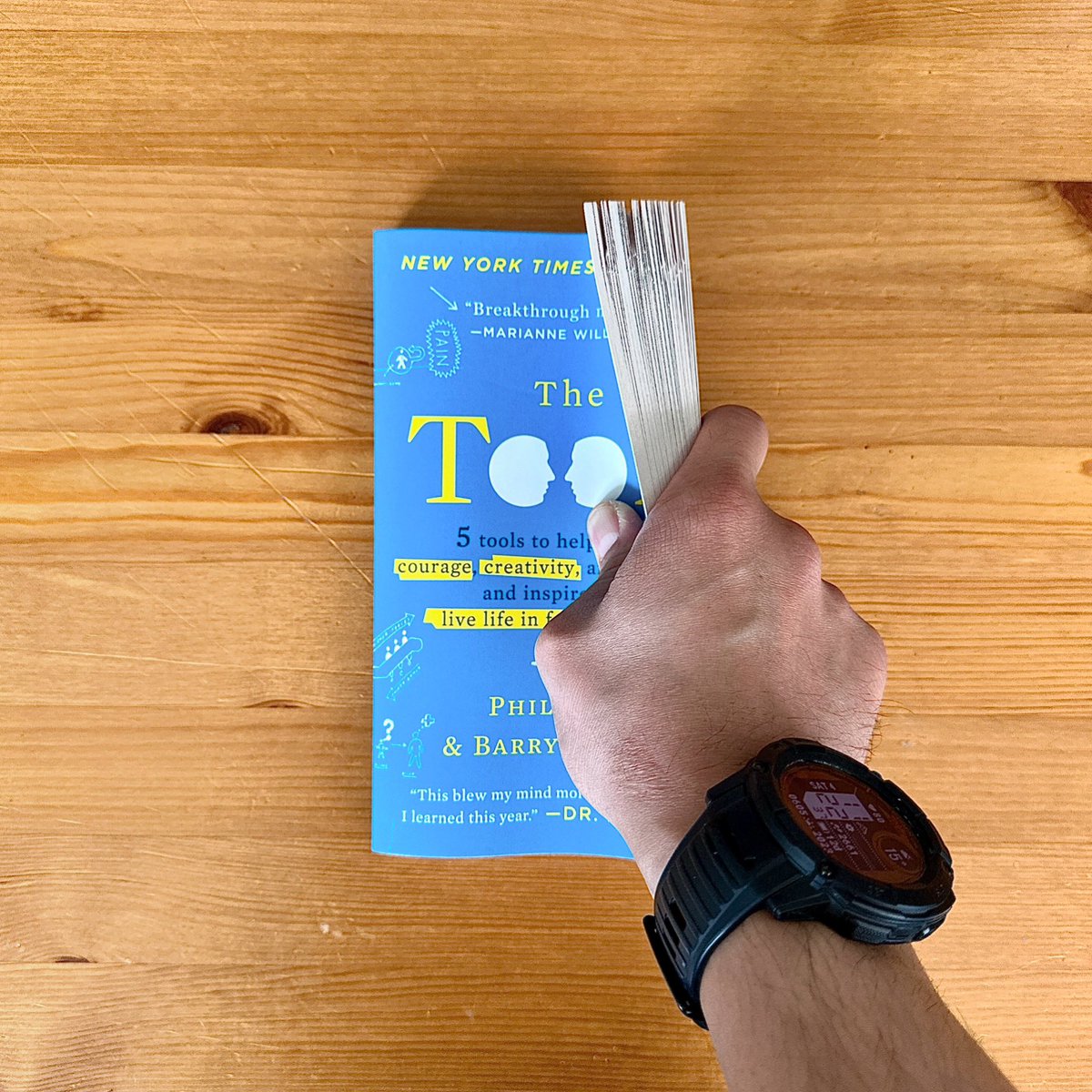 The steps are always simple, it’s following through that’s the hard part. 🧰🧠 A solid 5/5 ⭐️ first step towards spiritual evolution—if you’re into this one, you might want to try getting into Yoga next; then Zen; then Tantra. #TheTools 📘