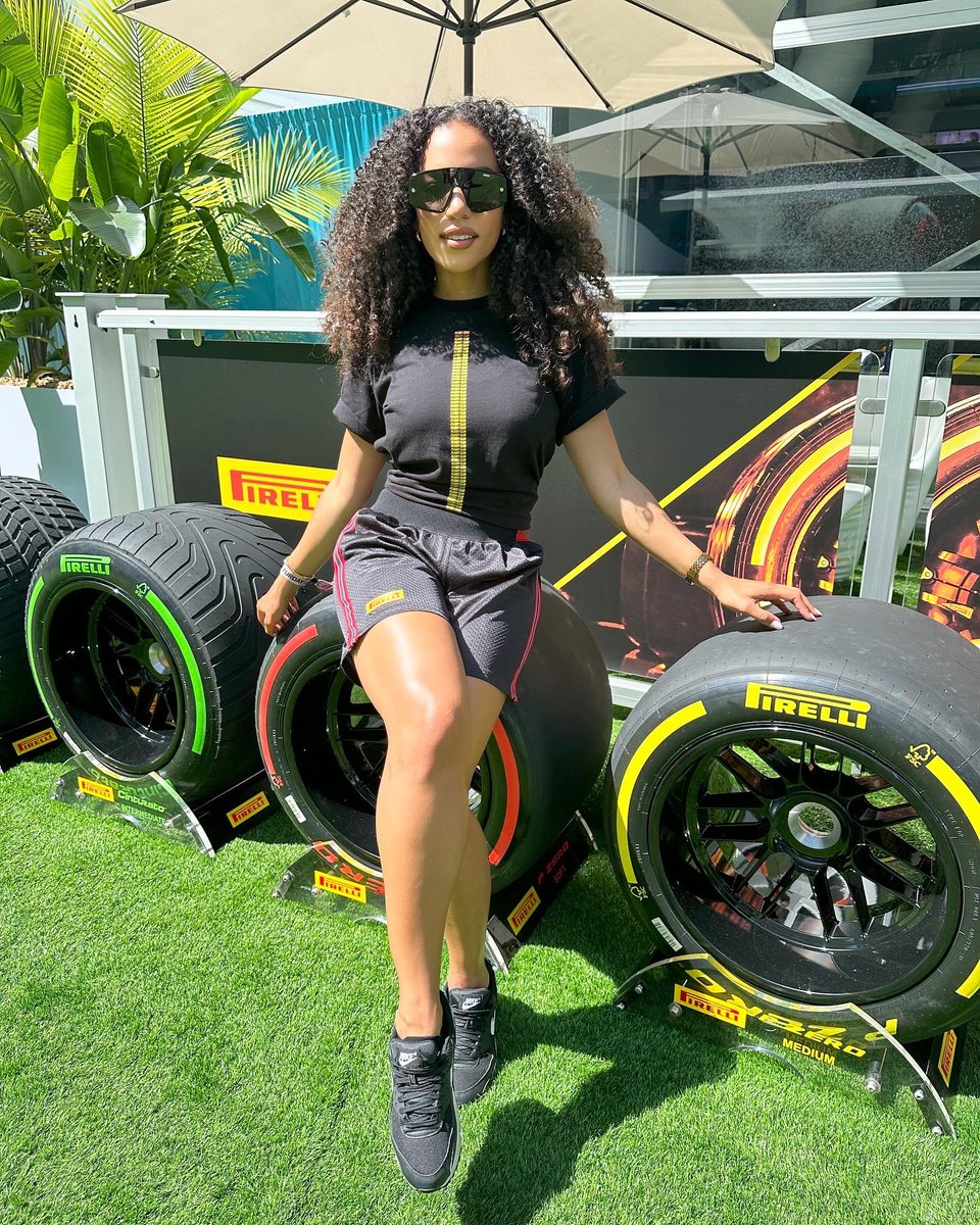 Hot Laps w/ @PirelliUSA @pirellisport 🏎️🏁 Thank you for the drip @PirelliDesign @flightclub and an incredible day! Video from inside the car w/ Mick Schumacher coming soon! #MiamiGP @f1miami