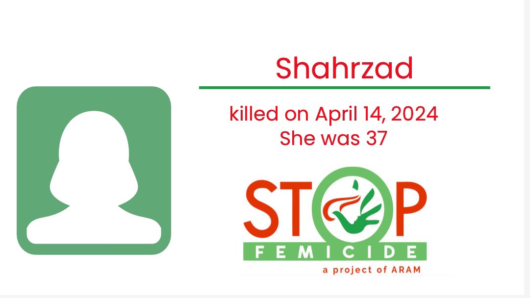 On April 14, 2024, in Tehran, a man murdered a 37-year-old woman named Shahrazad on Gandhi Street after hearing a negative response to his marriage proposal. The perpetrator of the young woman's murder, who had been hiding in the villages of Golestan, was arrested.
#StopFemicide