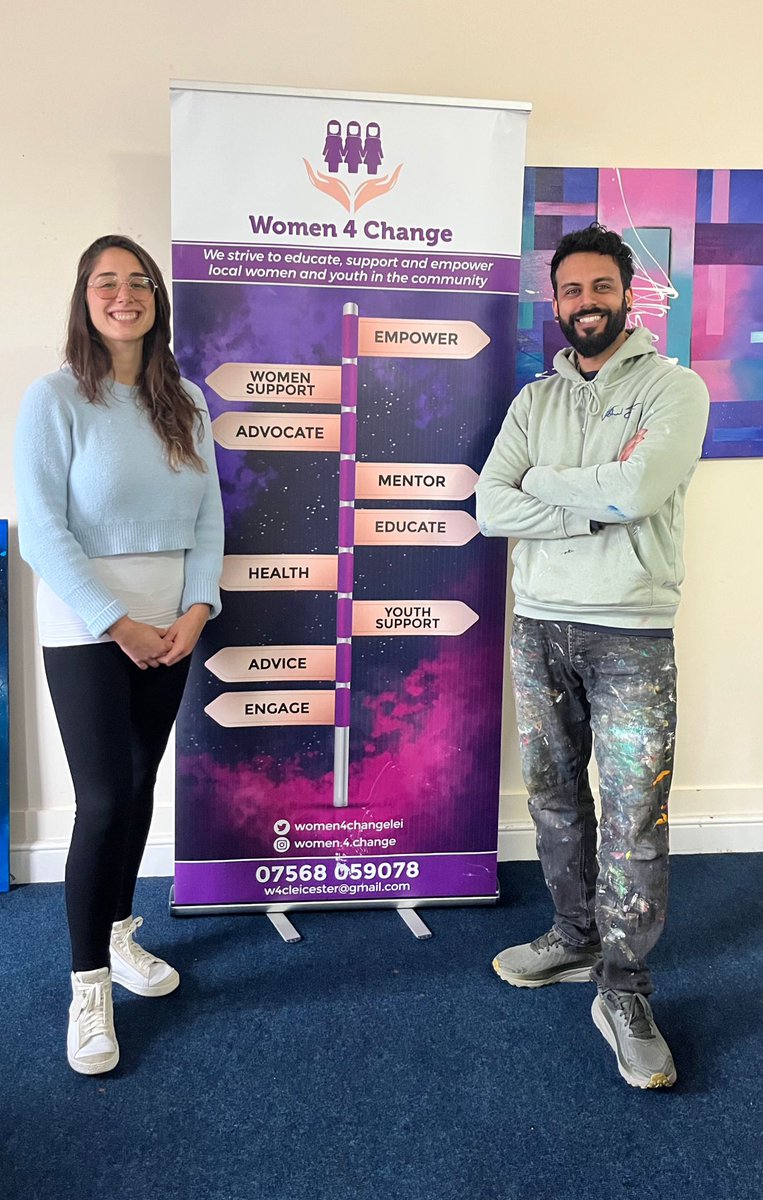 We had a productive meeting yesterday with PhD student Noemi &amp; Artist Vishal from Leicester University's genomics project. We discussed the project's exciting prospects &amp; planned strategies to engage the community. #watchthisspace